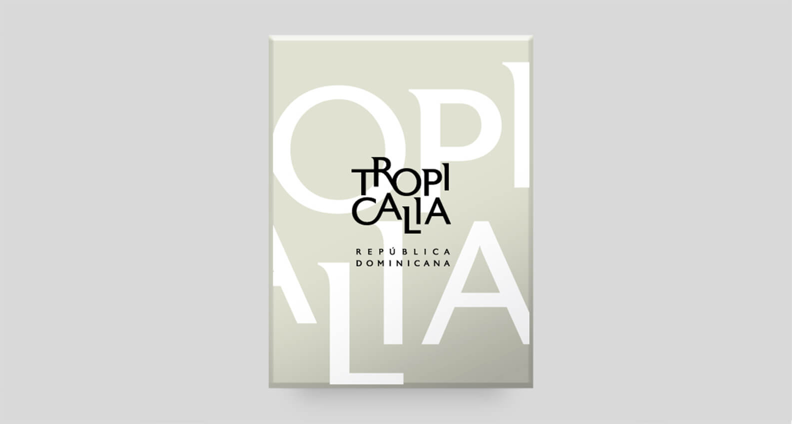 Tropicalia book cover design by Jacober Creative