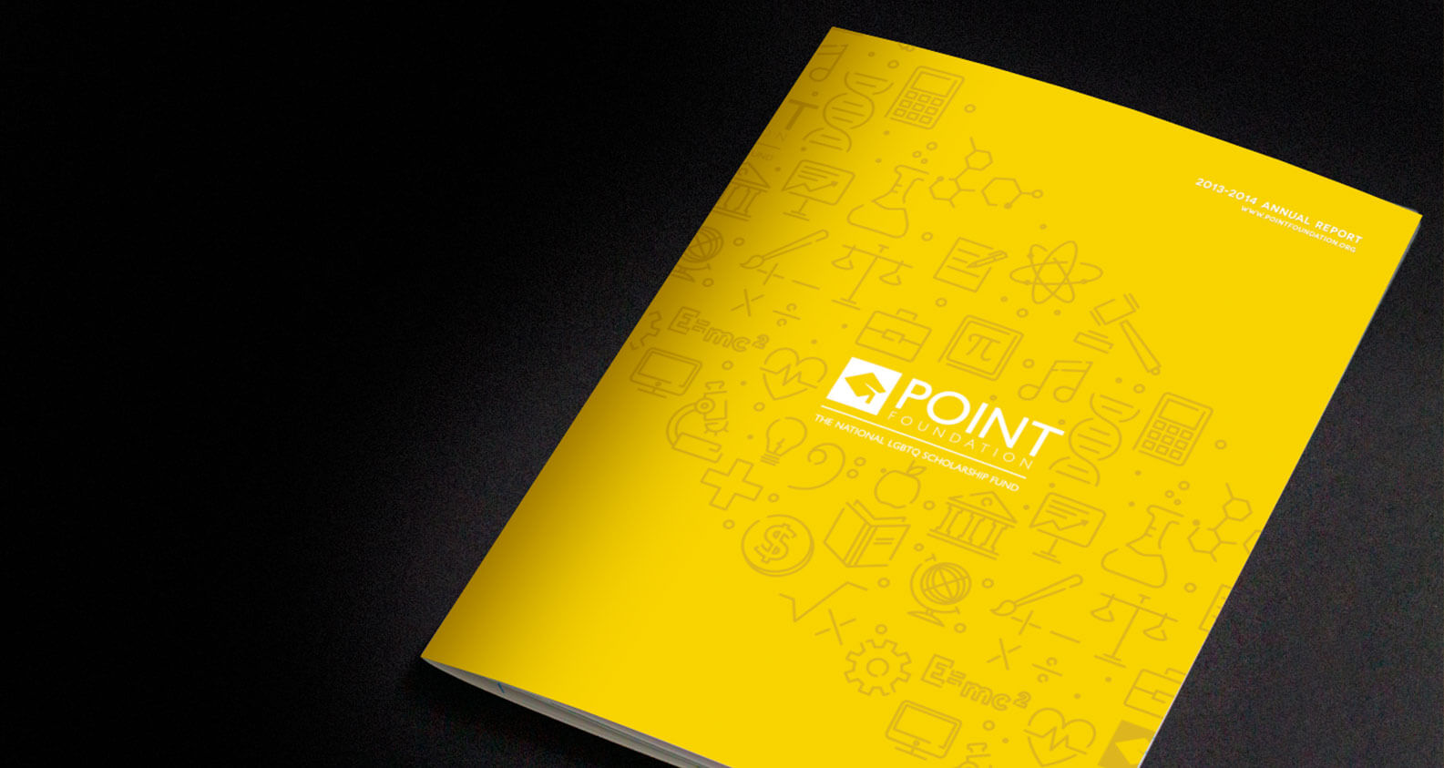 Point Foundation Annual Report cover design