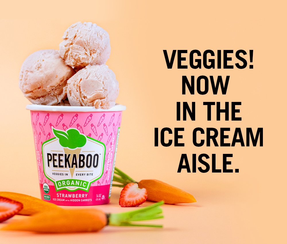 Peekaboo, a new Miami-based startup that marries healthy eating with delicious desserts (ice cream with “hidden veggies”) came to Jacober Creative for all their marketing needs.