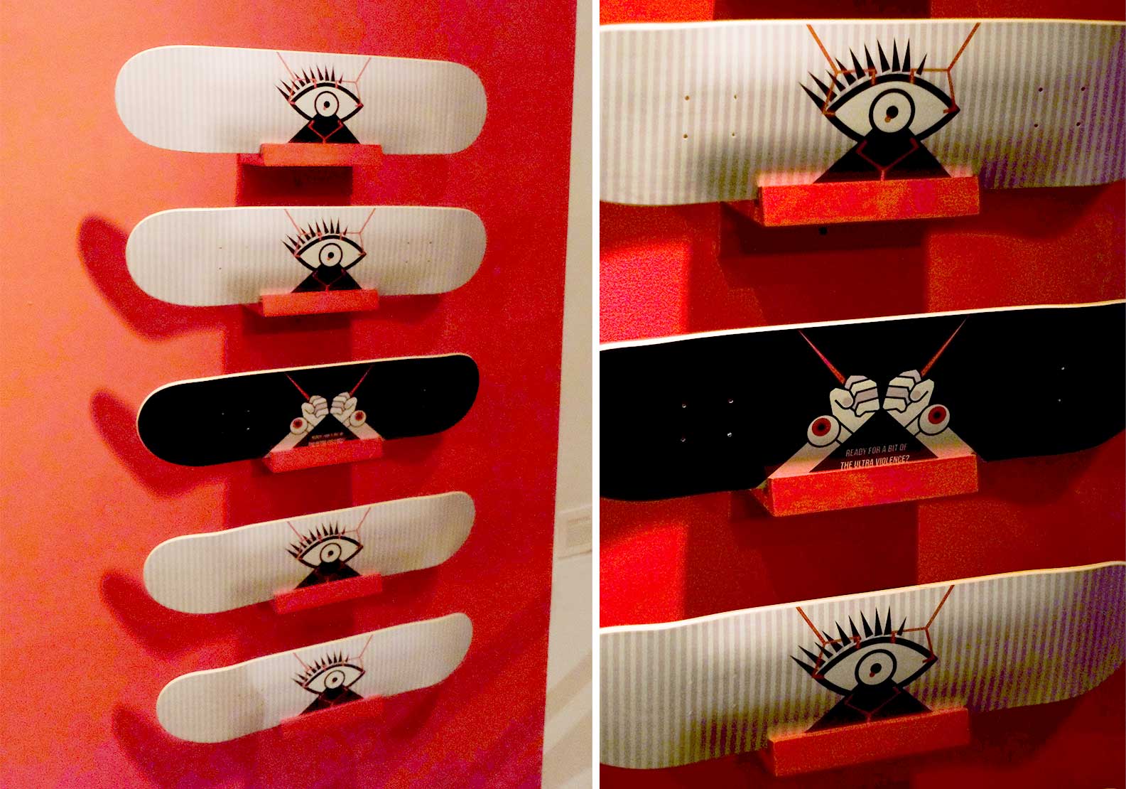 IRL - In Reel Life - Clockwork skateboard Art Installation by Jacober Creative