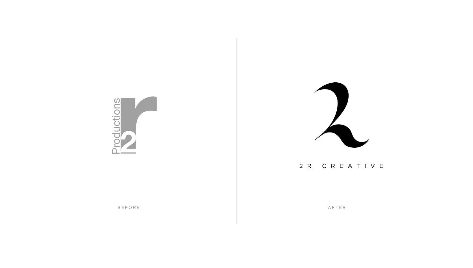2R Creative logo rebrand by Jacober Creative