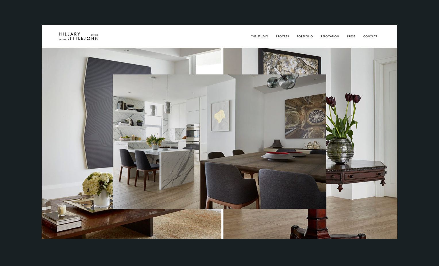 Jacober Creative Template website for Hillary Littlejohn Studio Design