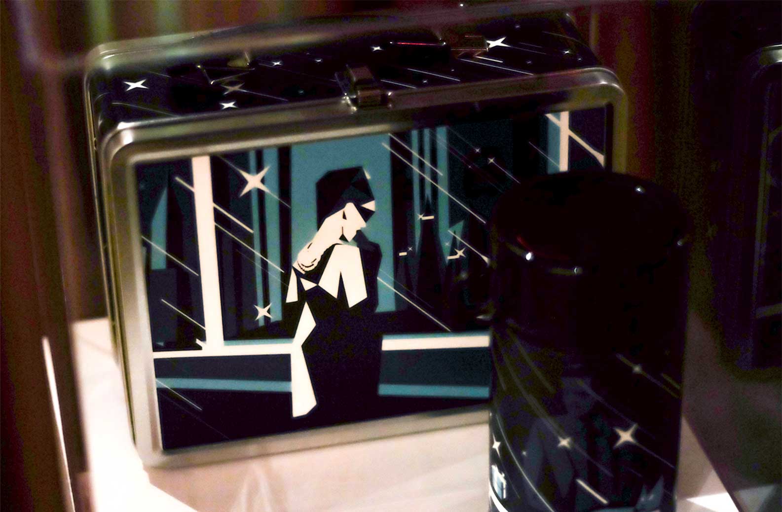 IRL - In Reel Life - Breakfast at Tiffanys Lunchbox Art Installation by Jacober Creative