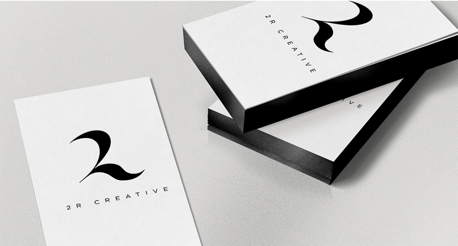 2R Creative business card design by Jacober Creative