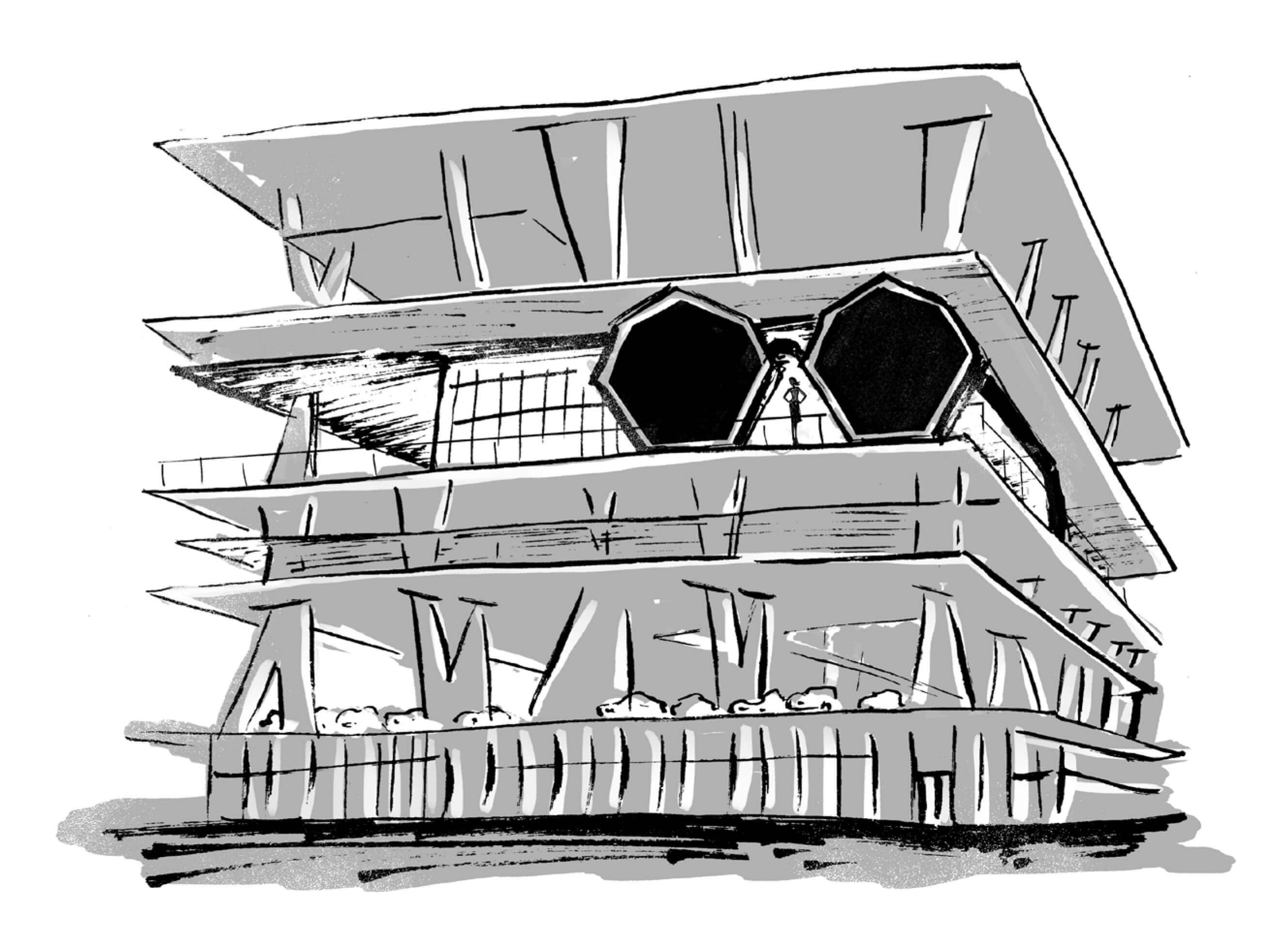 Lincoln Road Illustration