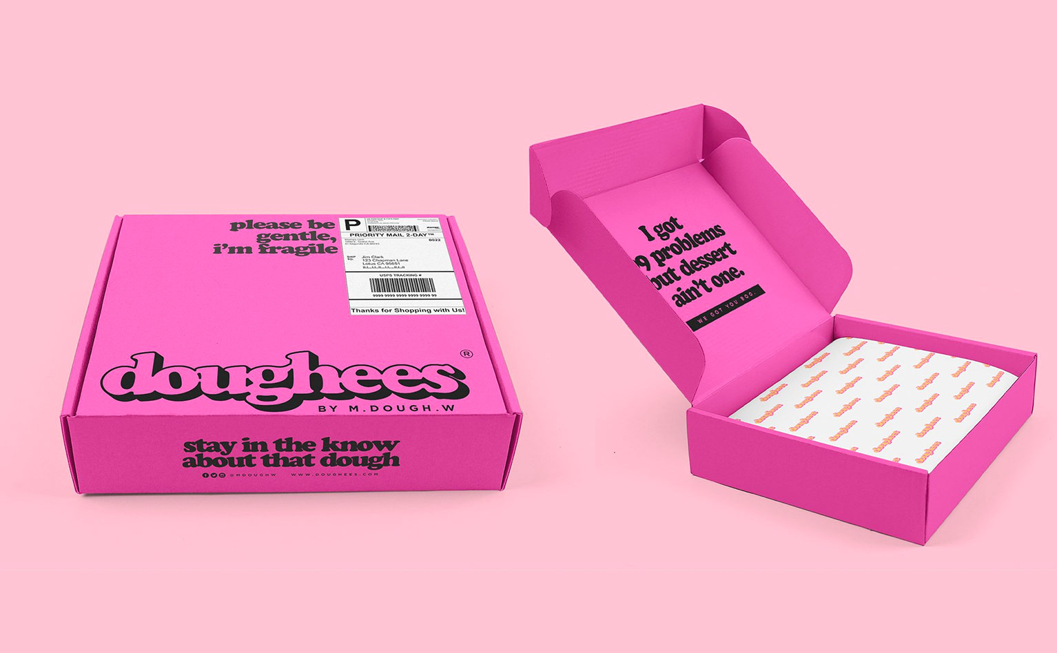 Doughees package design
