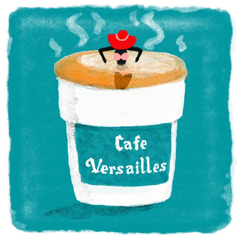 Enjoy a nice hot cafecito at Cafe Versailles