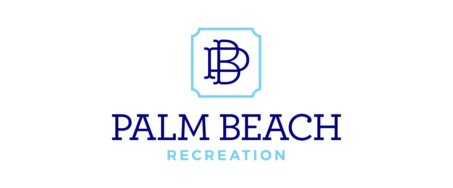 Print version for the Logo Sign for the Town of Palm Beach Rec Center