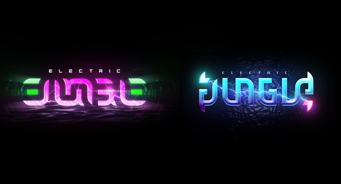 Jungle Music Festival logo design by Jacober Creative