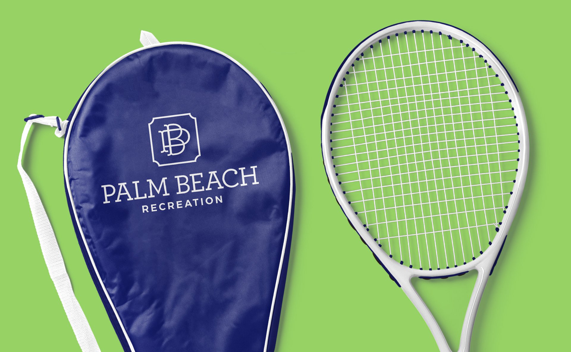 Tennis apparel designs for the Town of Palm Beach Rec Center