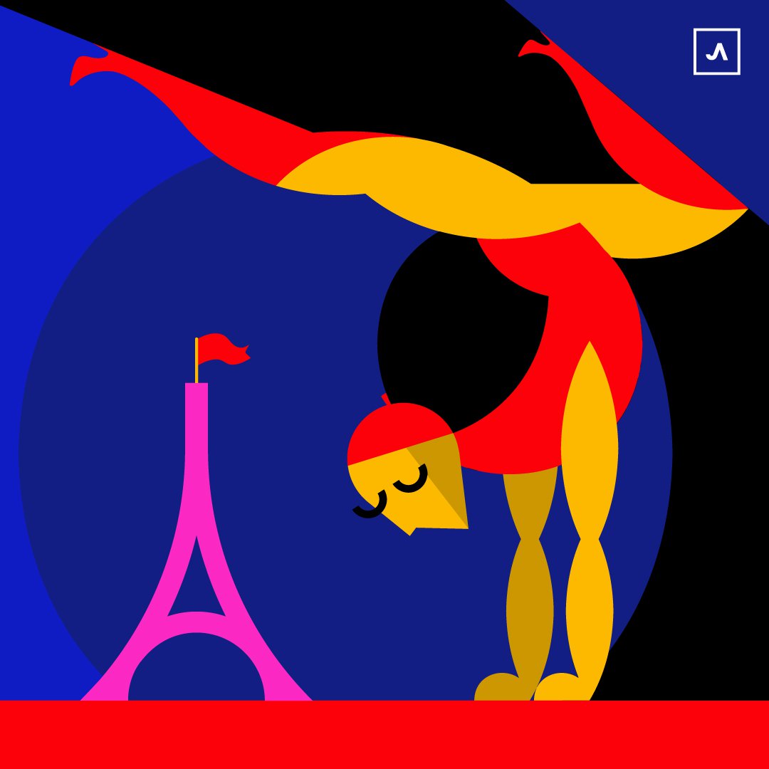Illustration of a Gymnast