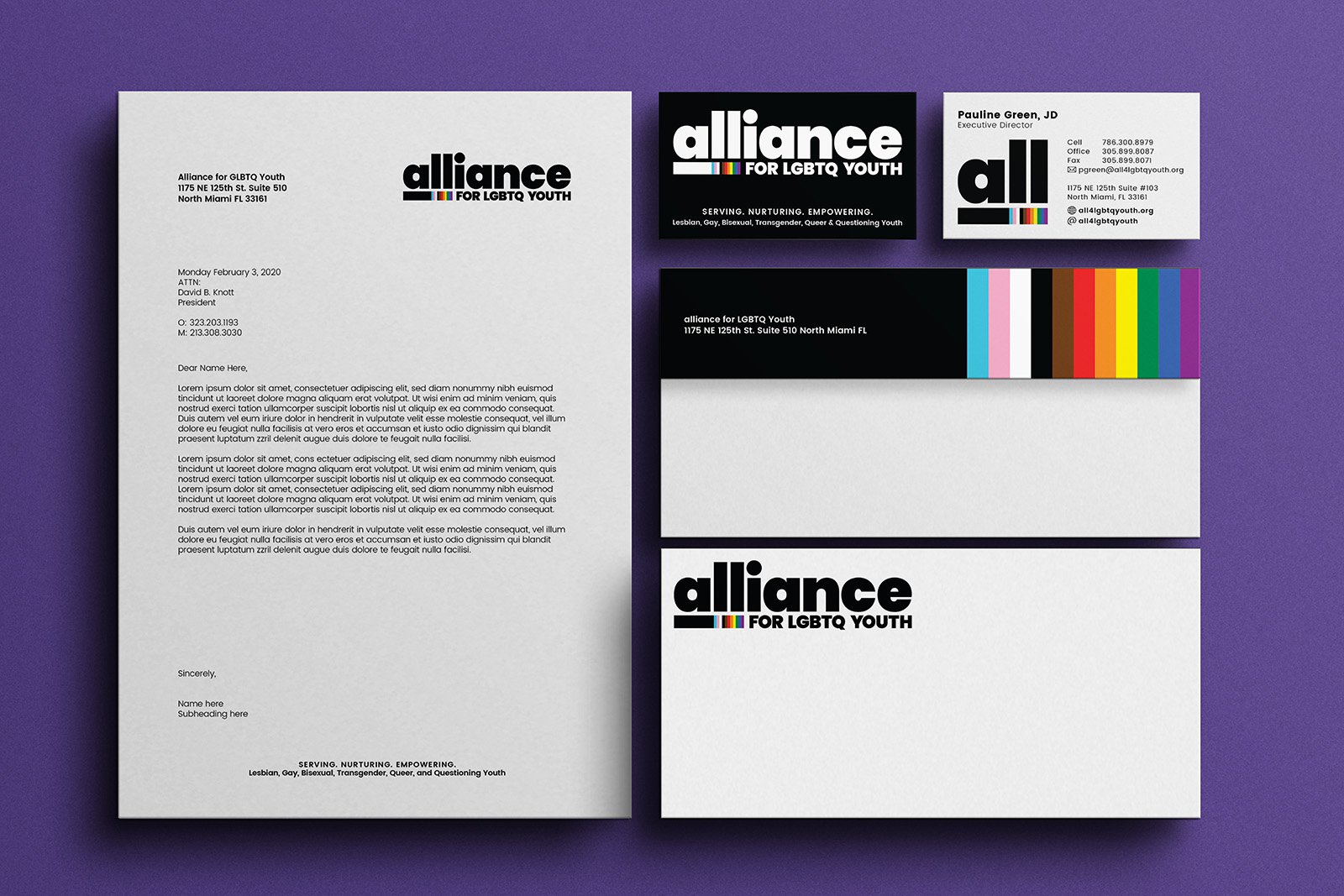 Alliance Letter Heading & Business Cards