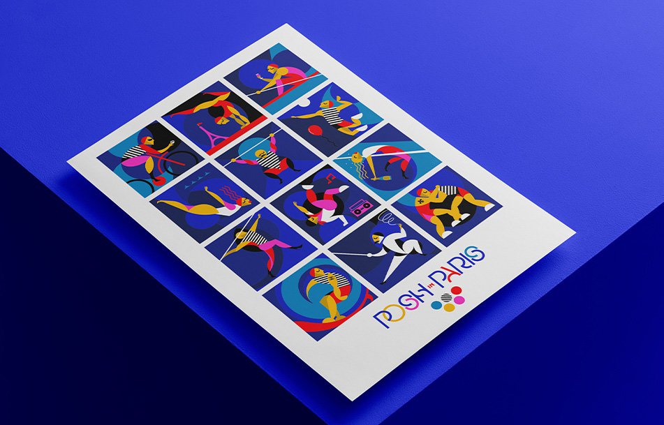 Posh in Paris Illustrations