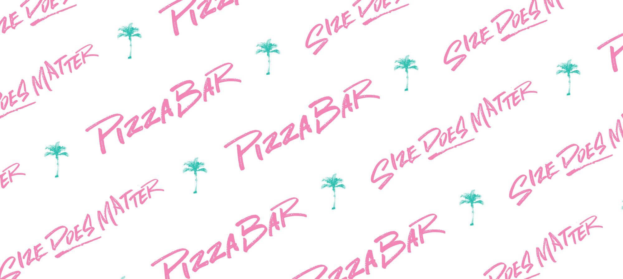 Pizza Bar branded pattern design by Jacober Creative