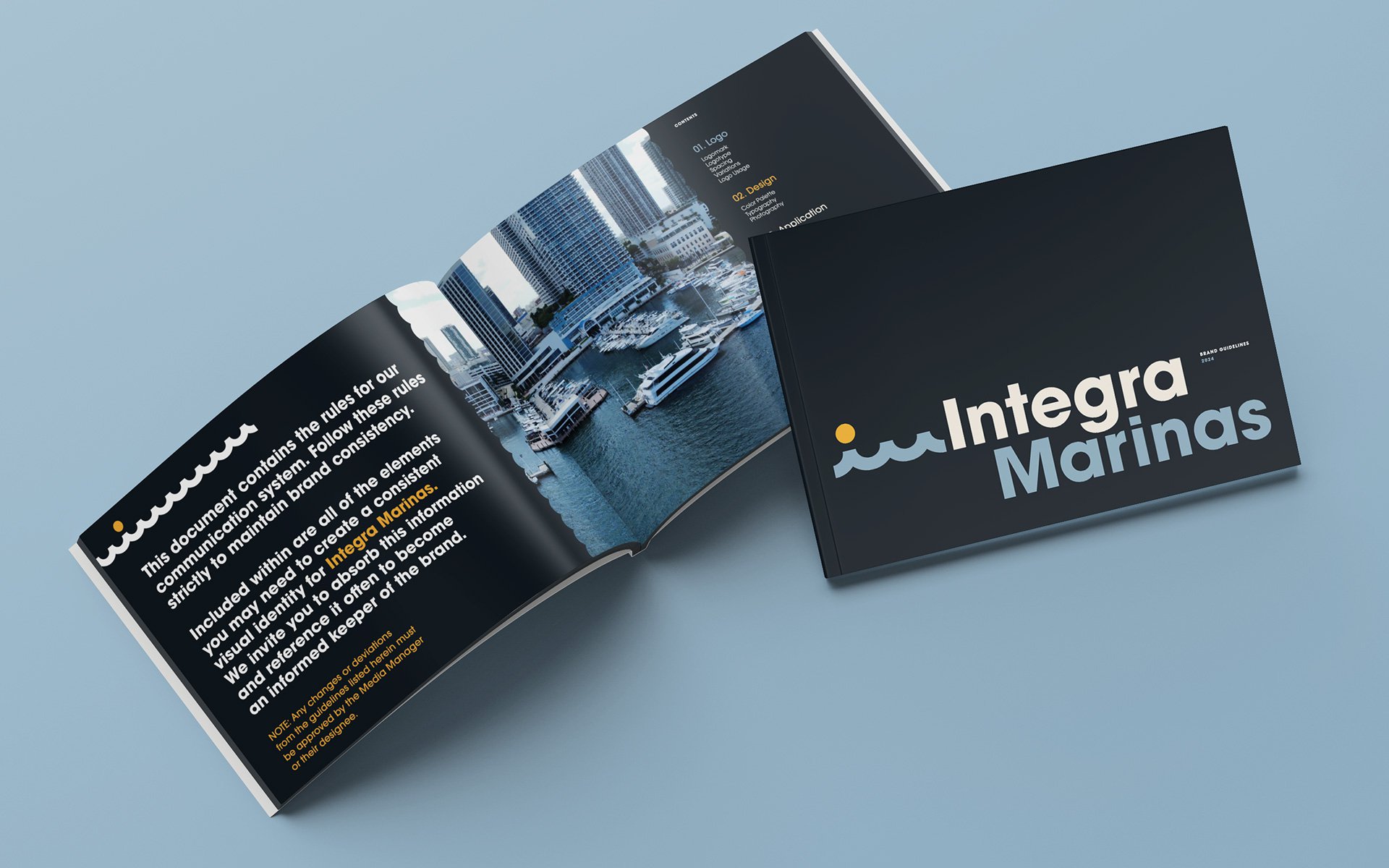 Brand Guide for Integra Marinas
