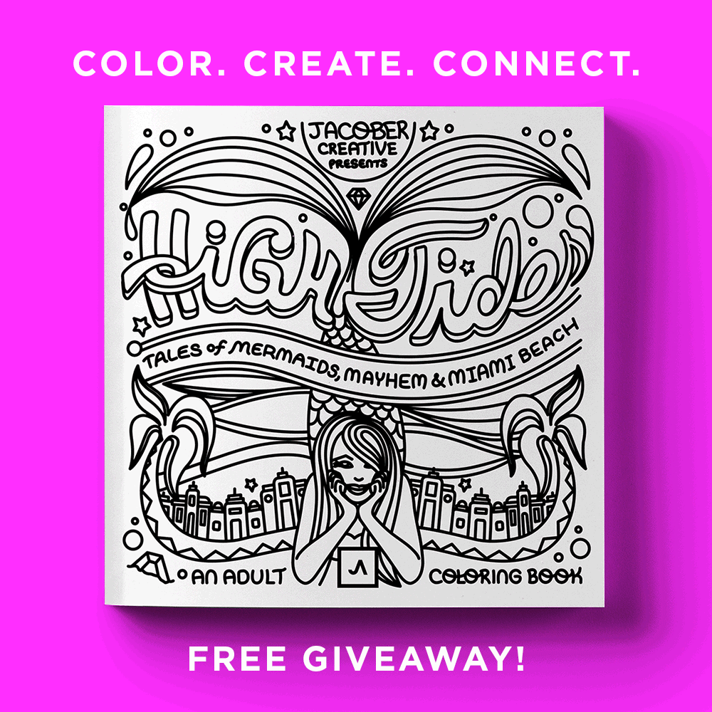 jacober coloring book high tides free giveaway