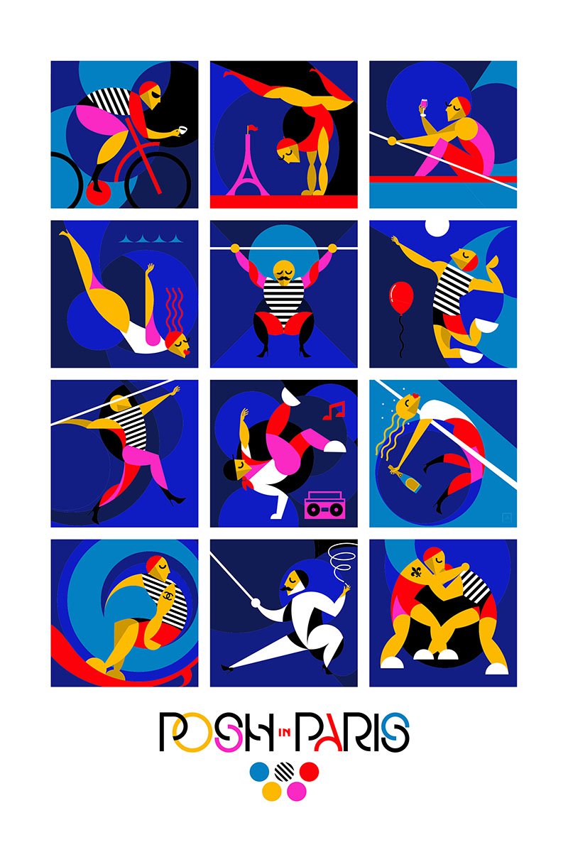 Paris Olympics Poster