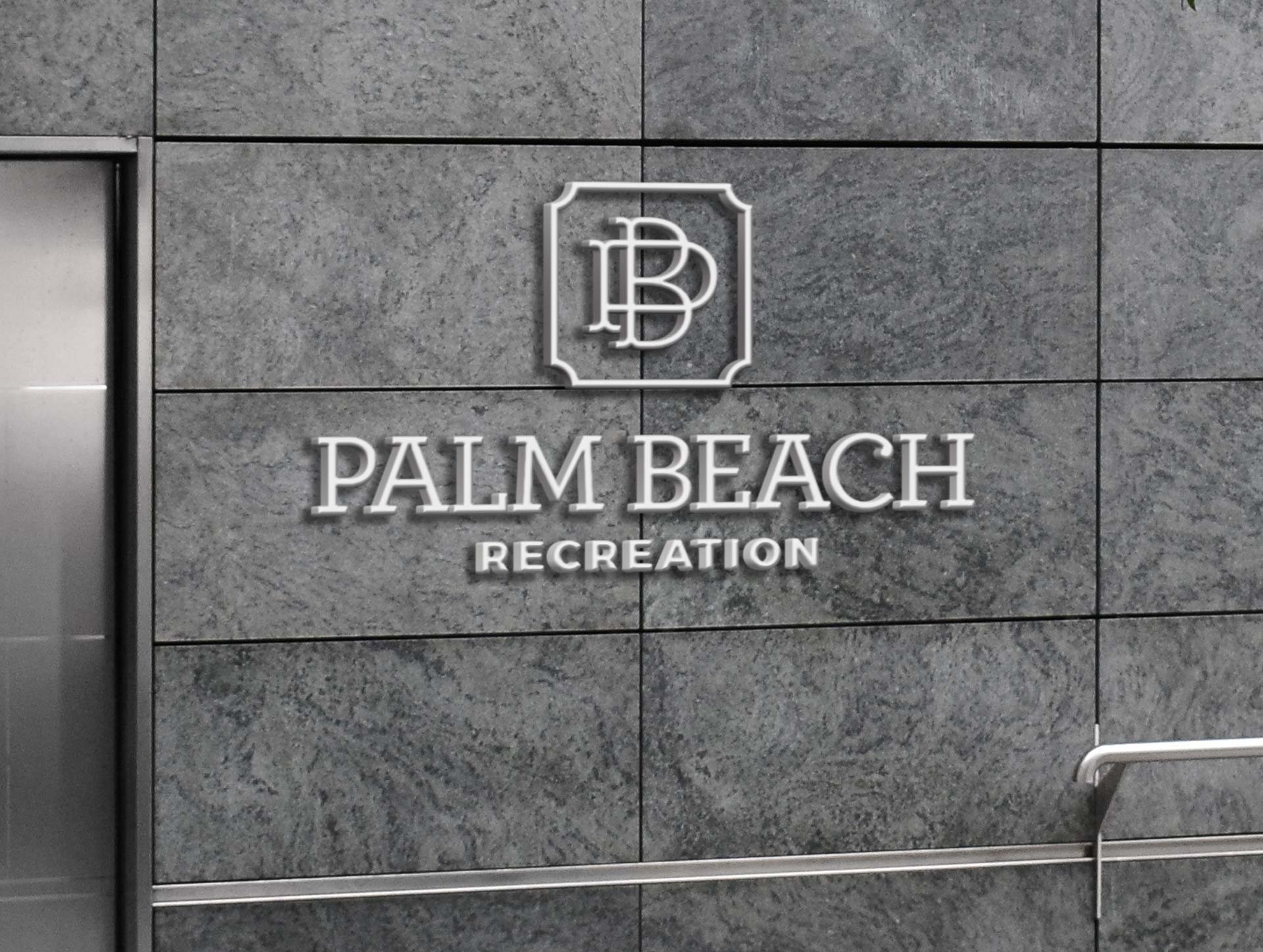 Signage for the Town of Palm Beach Rec Center