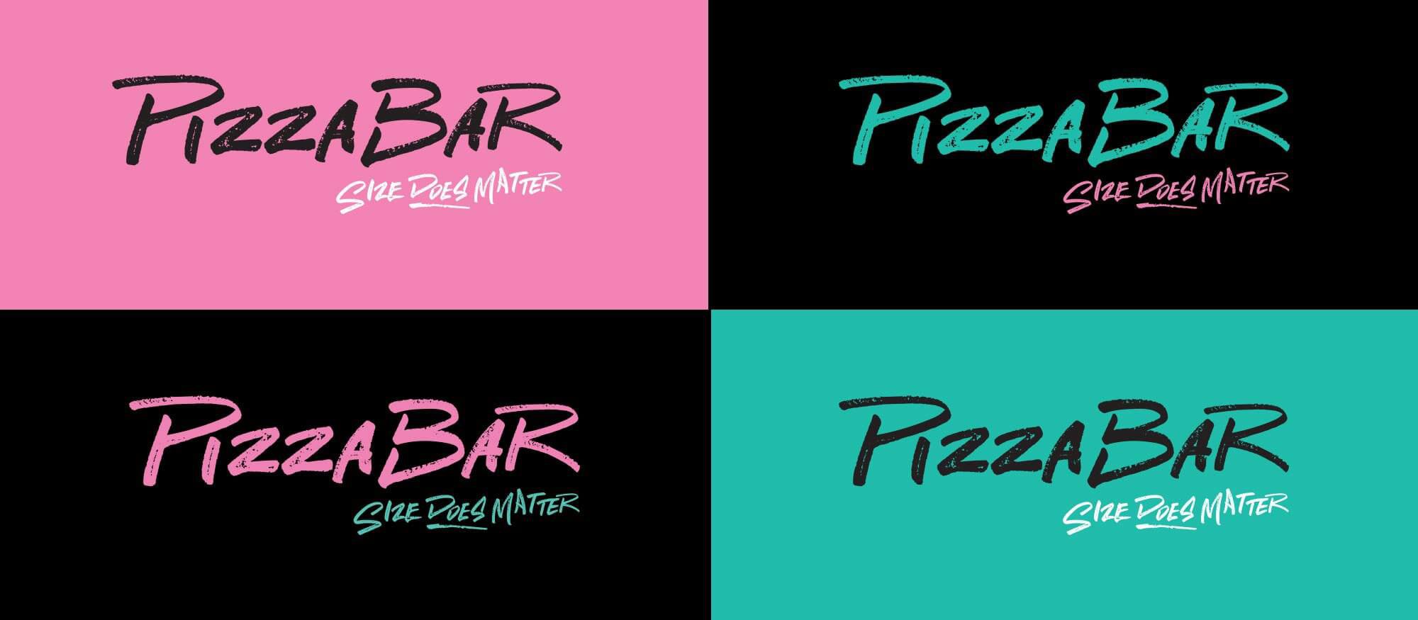 Pizza Bar branded logo design by Jacober Creative