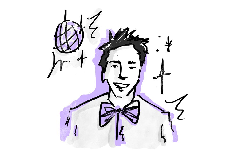 Illustration of John Lin of Lin Projects