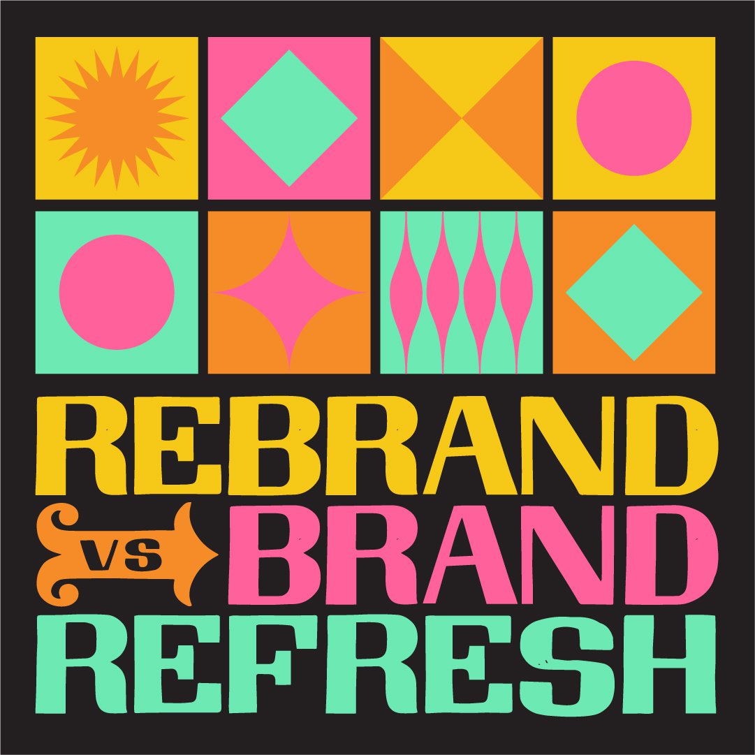 Logo rebrand examples