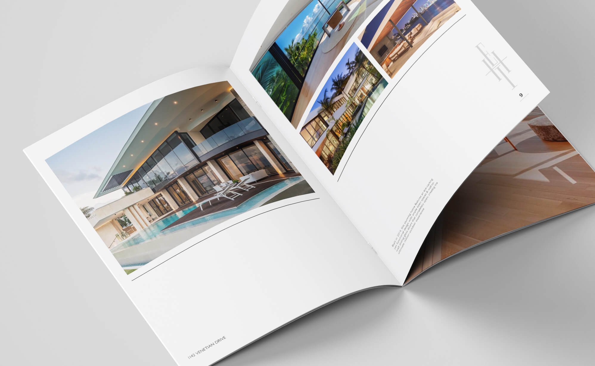 Jacober Creative Brand Identity for Eddie Irvine Homes. Photo of brochure